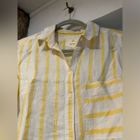 Anthropology Maeve High-Low Buttondown. Size X-Small. NWOT. - Picture 12 of 13